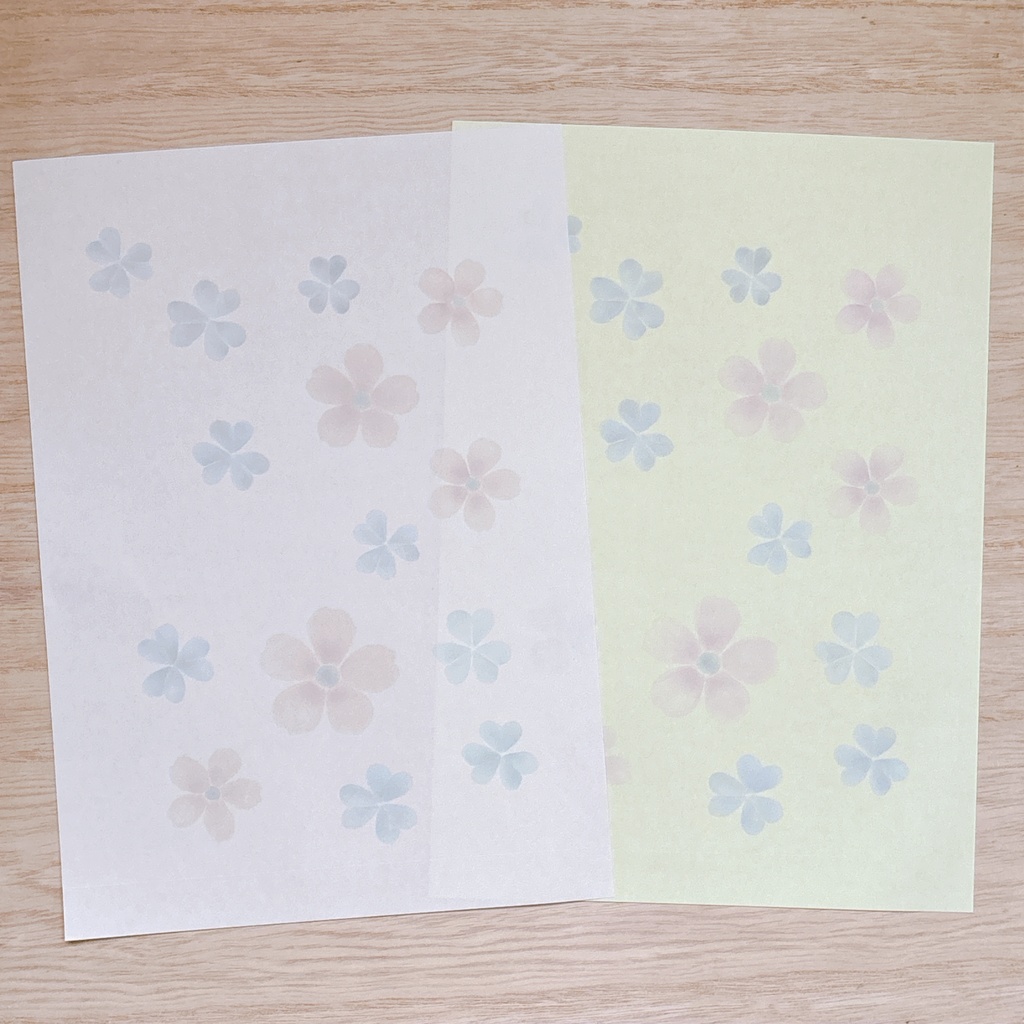 カタバミのデザインペーパー