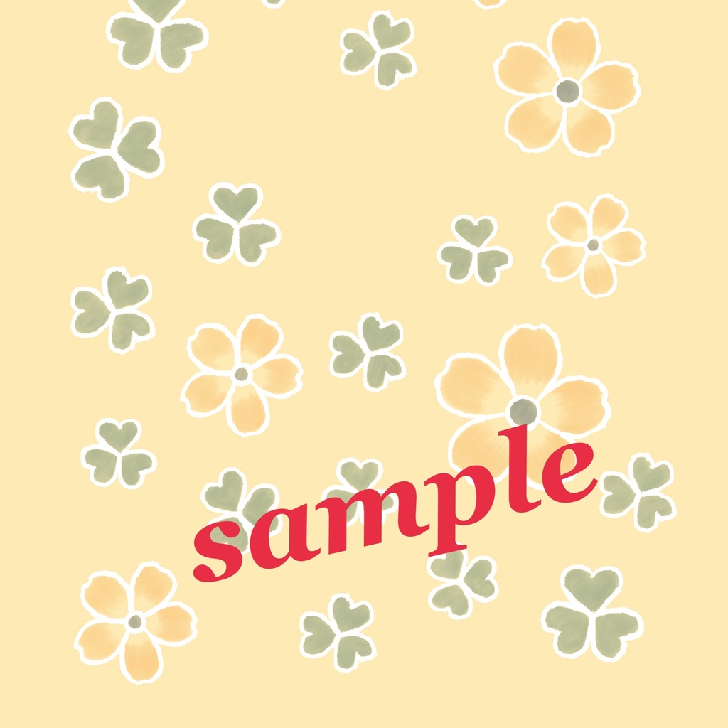 カタバミのデザインペーパー