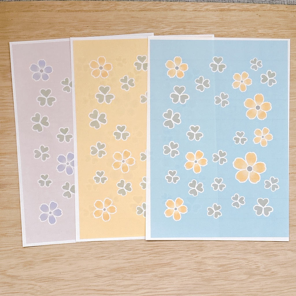 カタバミのデザインペーパー