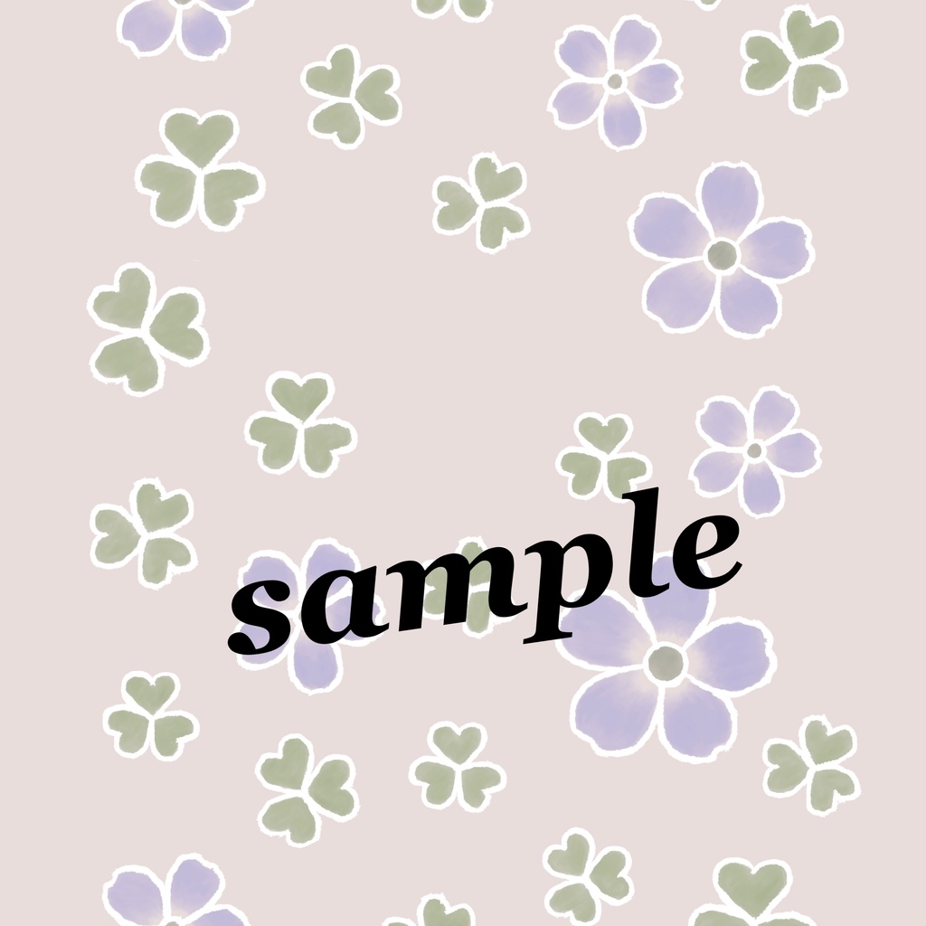 カタバミのデザインペーパー