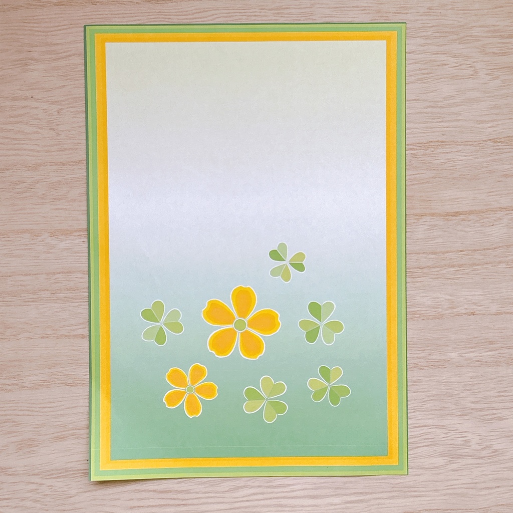 カタバミのデザインペーパー