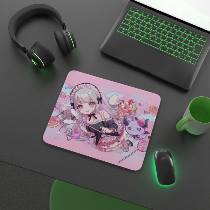 【天羽みあ誕生日グッズ2026】ガラスマウスパッド