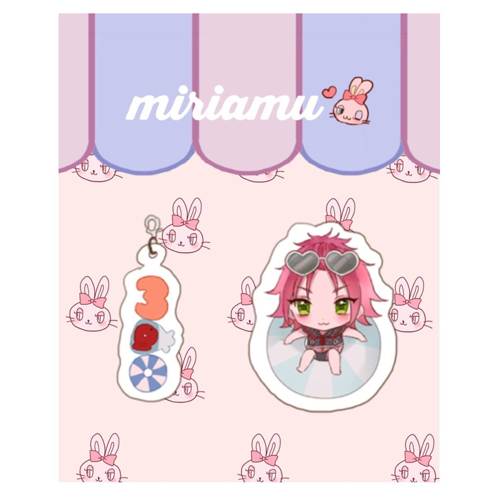 サマーまおりつピンバッジ3真緒