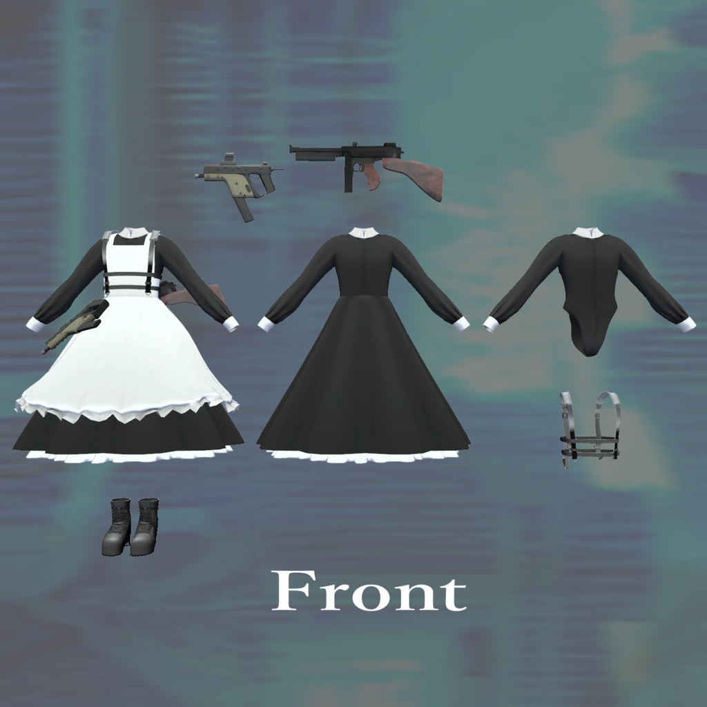 戦うメイドさん DX【4アバター対応】