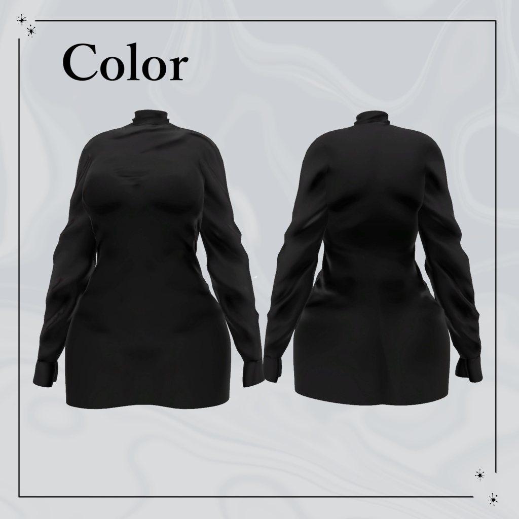 ベロアミニドレス【くろなつ/セレスティア/桔梗対応】