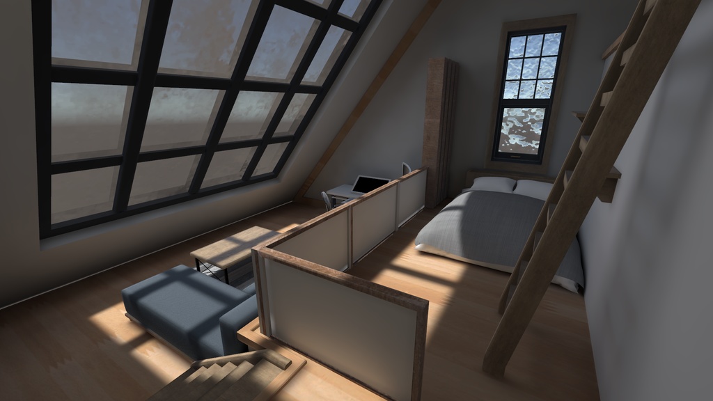 【VRC向けワールド】「Room Tiny Attic」