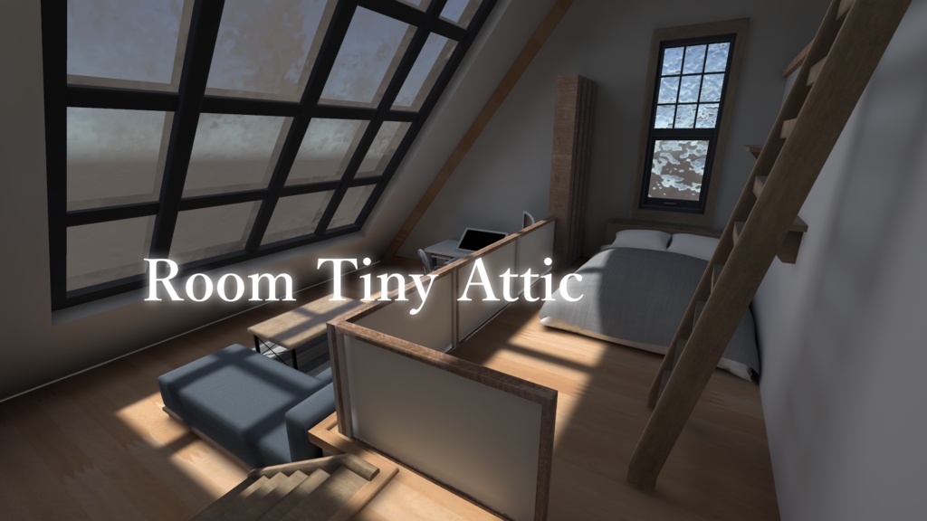【VRC向けワールド】「Room Tiny Attic」