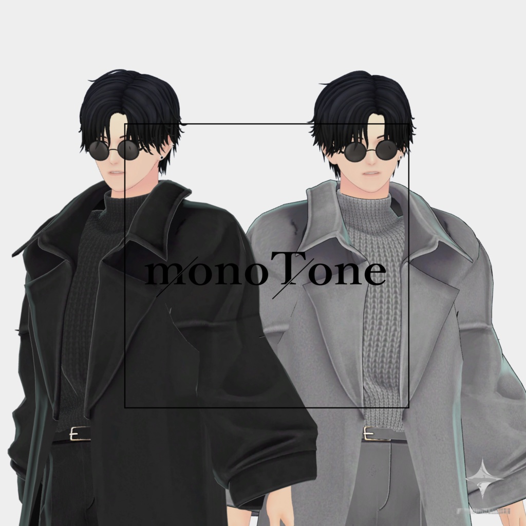 【水瀬/碼希/瀬羽/涼舞/壱鬼/ヴラウ対応】AllBlack/AllWhite