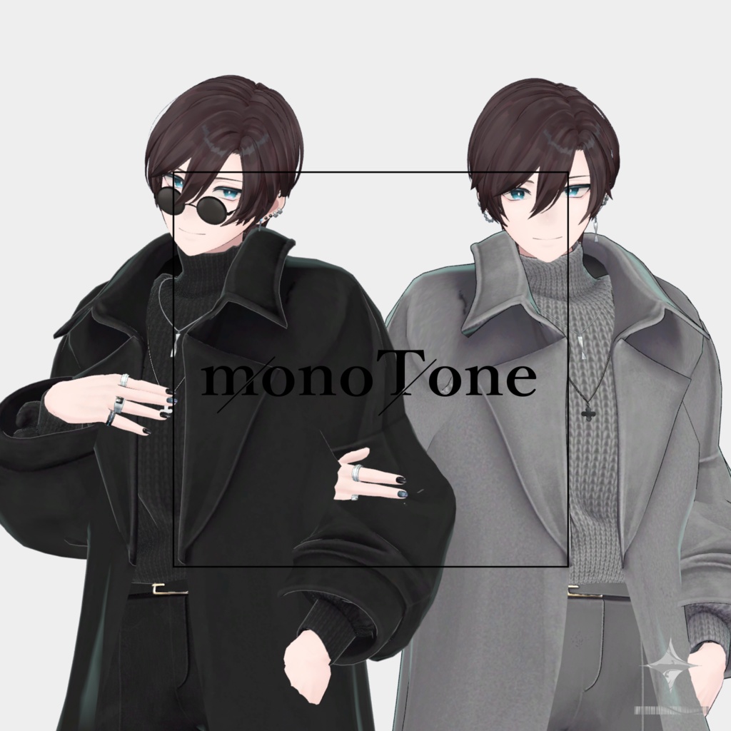 【水瀬/碼希/瀬羽/涼舞/壱鬼/ヴラウ対応】AllBlack/AllWhite