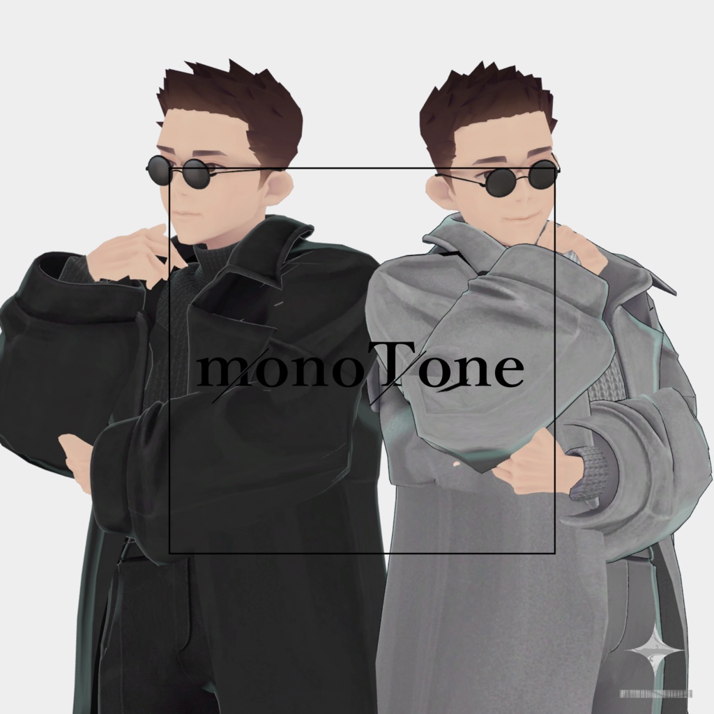 【水瀬/碼希/瀬羽/涼舞/壱鬼/ヴラウ対応】AllBlack/AllWhite