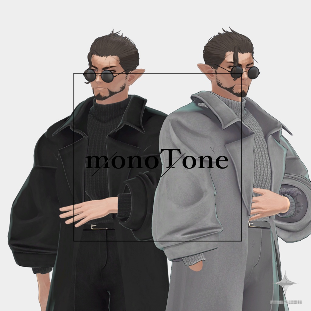 【水瀬/碼希/瀬羽/涼舞/壱鬼/ヴラウ対応】AllBlack/AllWhite