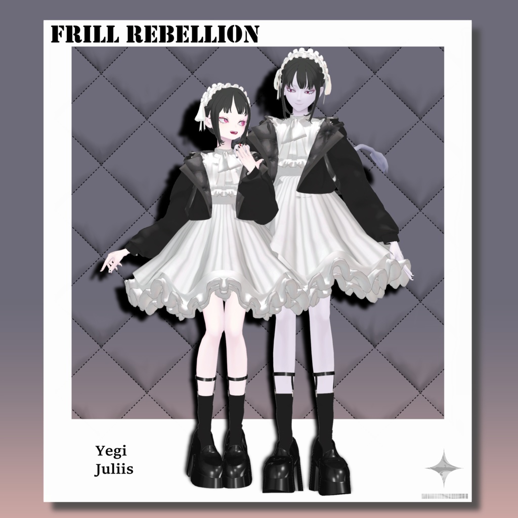 11アバター対応+首すげ替え用素体つき「FrillRebellion」【桔梗/Lapwing/ライム/マヌカ/瑞希/萌/セレスティア/森羅/龍のヨルちゃん/ゾメちゃん/イェギ、ユリウス対応】