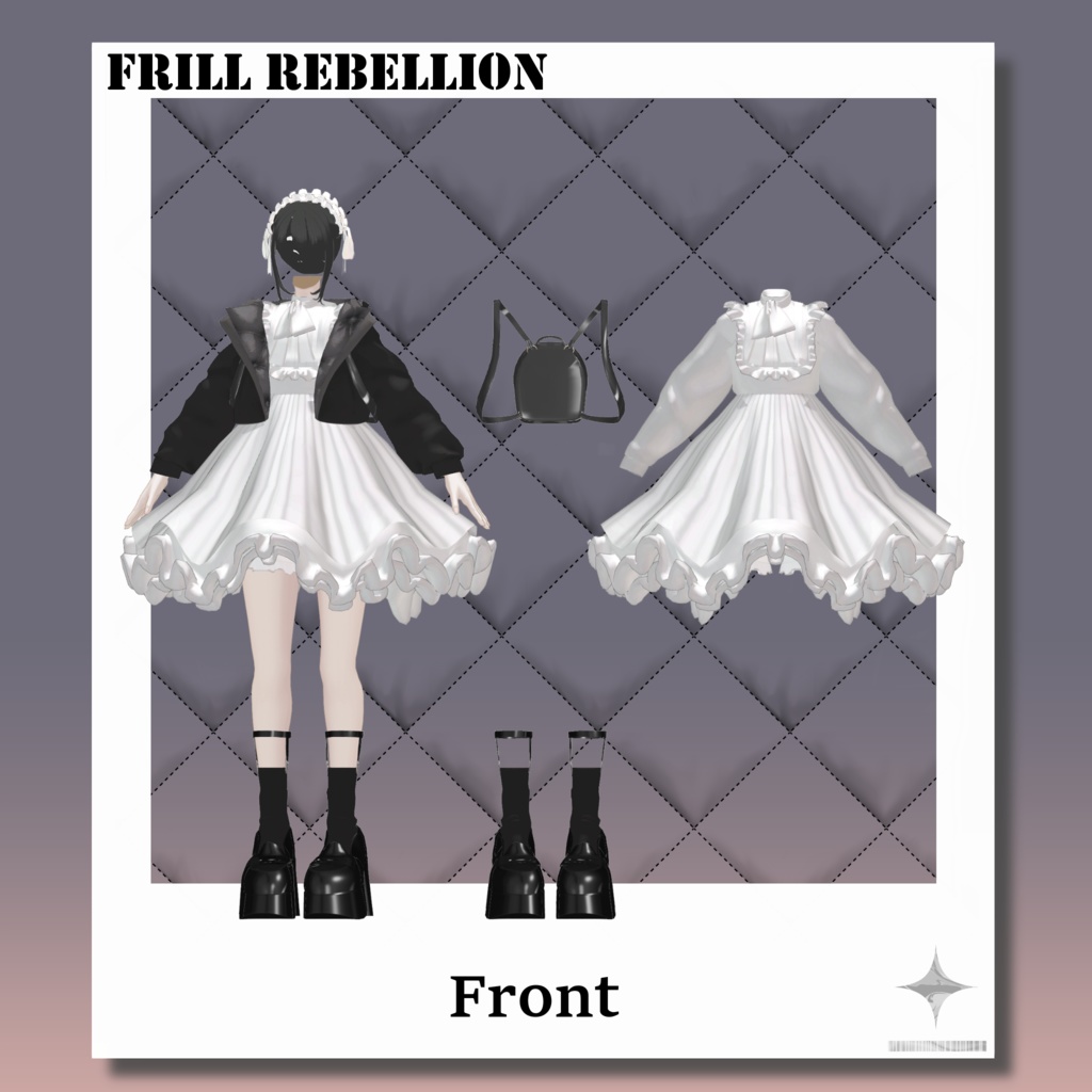 11アバター対応+首すげ替え用素体つき「FrillRebellion」【桔梗/Lapwing/ライム/マヌカ/瑞希/萌/セレスティア/森羅/龍のヨルちゃん/ゾメちゃん/イェギ、ユリウス対応】