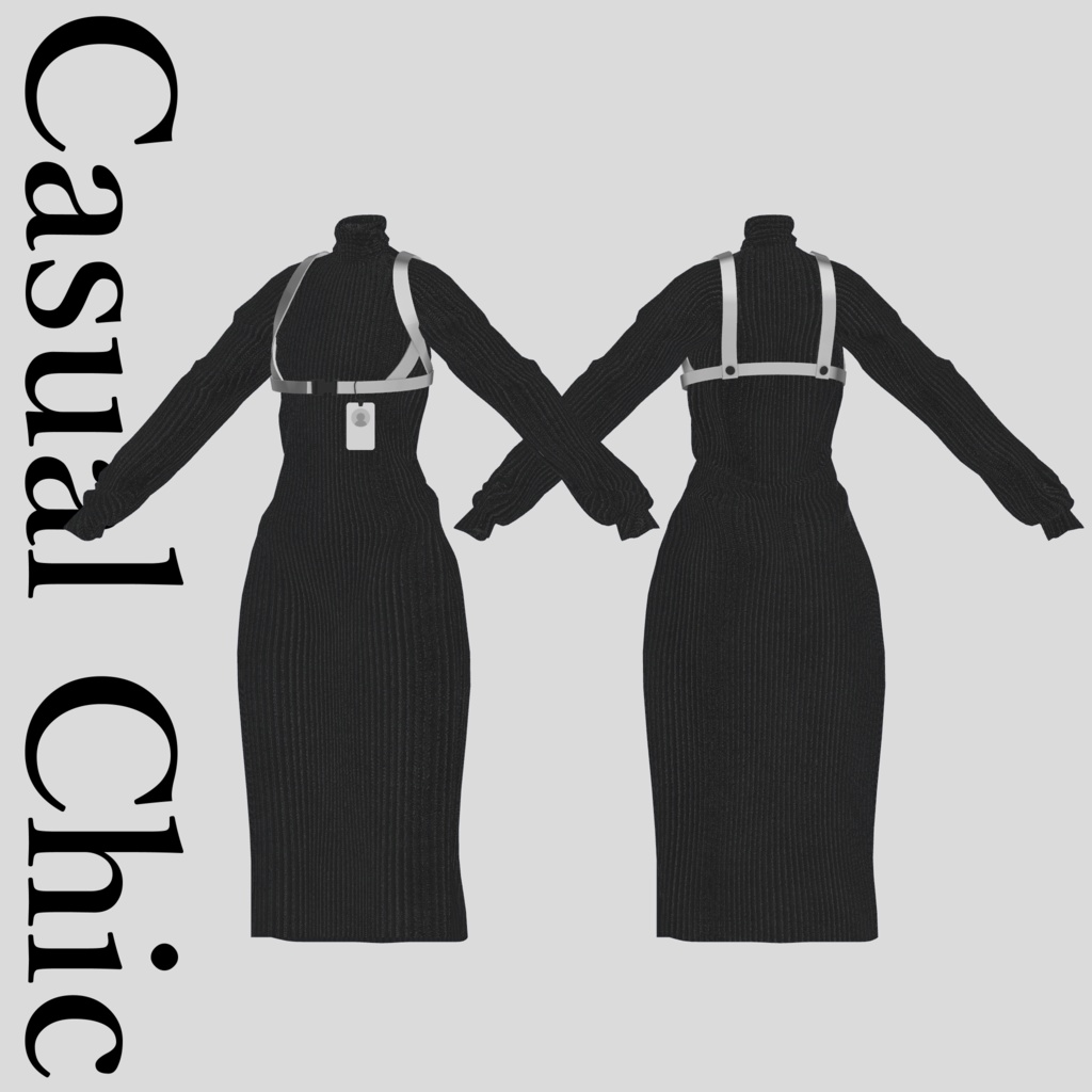 4アバター対応+素体つき「Casual Chic」【Artemis/Lapwing/森羅/桔梗/ビナア対応】