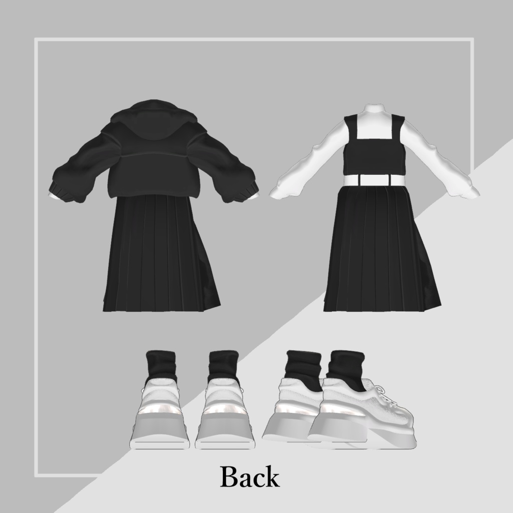 3アバター対応「Two-tone Unifom」【森羅/マヌカ/Lapwing対応】