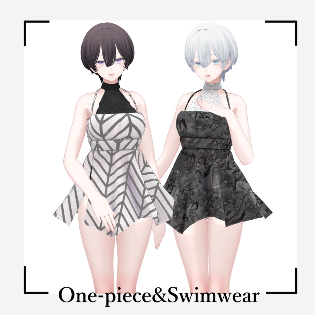 5アバター対応「One-piece&Swimwear」【森羅/マヌカ/セレスティア/Sio/桔梗対応】