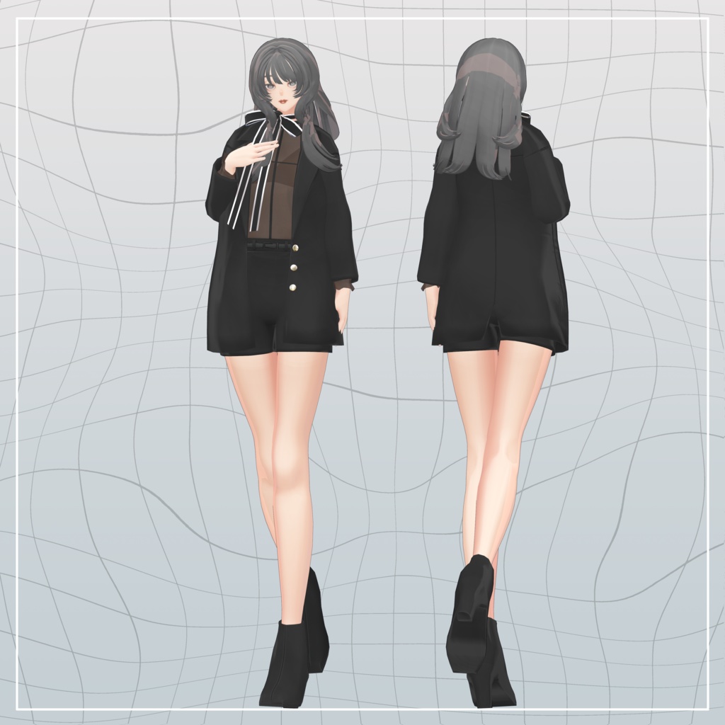 【無料】オリジナル3Dモデル「Diva」