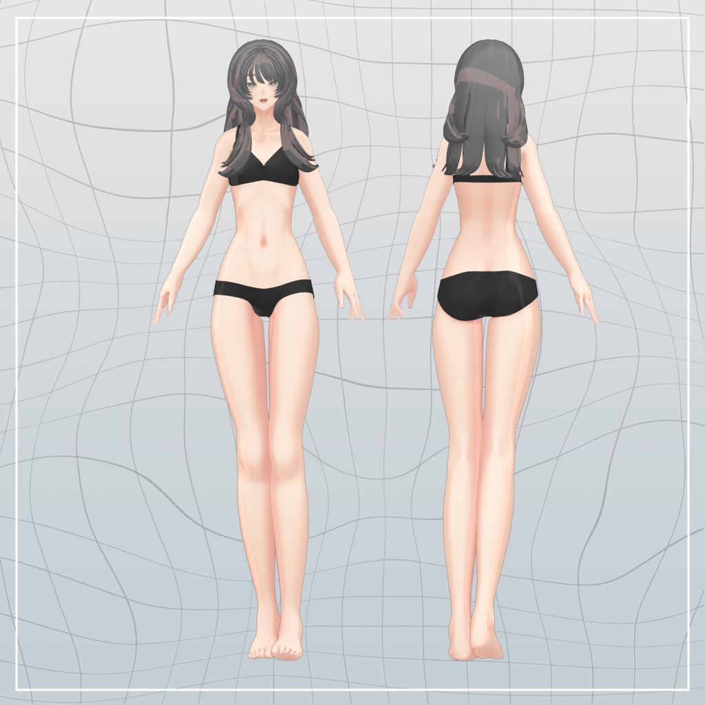 【無料】オリジナル3Dモデル「Diva」