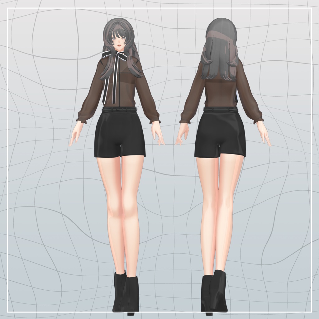 【無料】オリジナル3Dモデル「Diva」