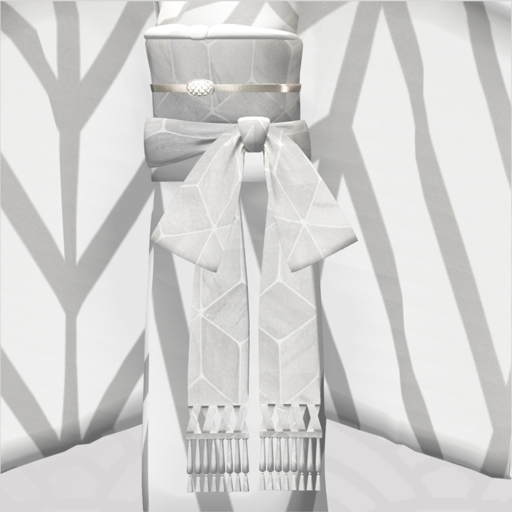 6アバター対応「浴衣 白鷺」【ヘルべチカ/マヌカ/森羅/桔梗/Sio/NORANEKOSEVEN対応】