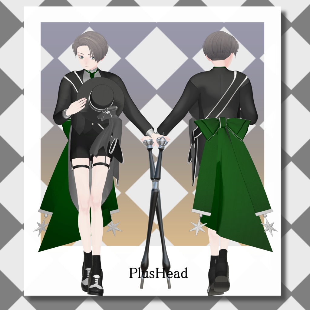 くうた、PlusHead対応「少年アイドル衣装」