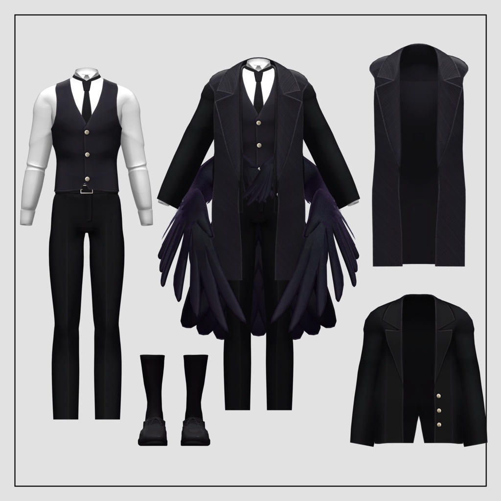 水瀬専用「Crow coat」