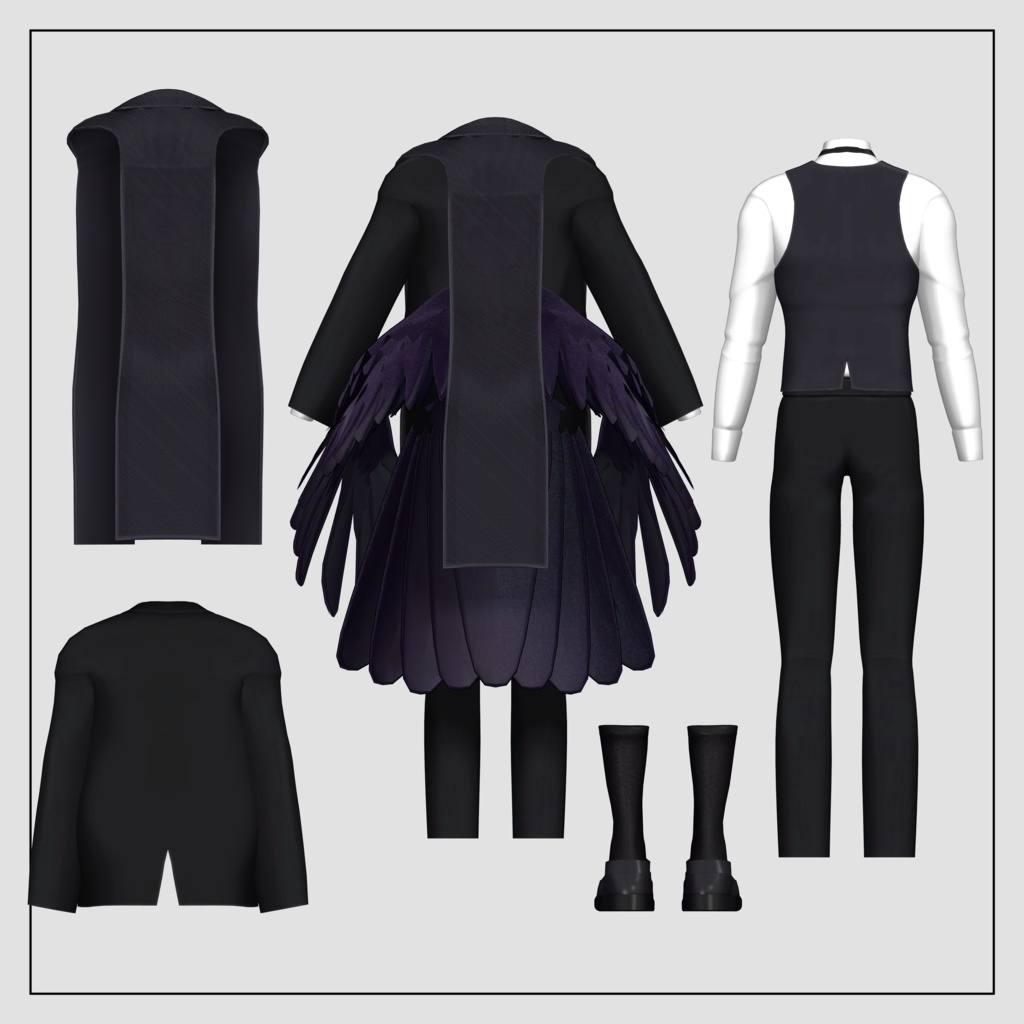 水瀬専用「Crow coat」