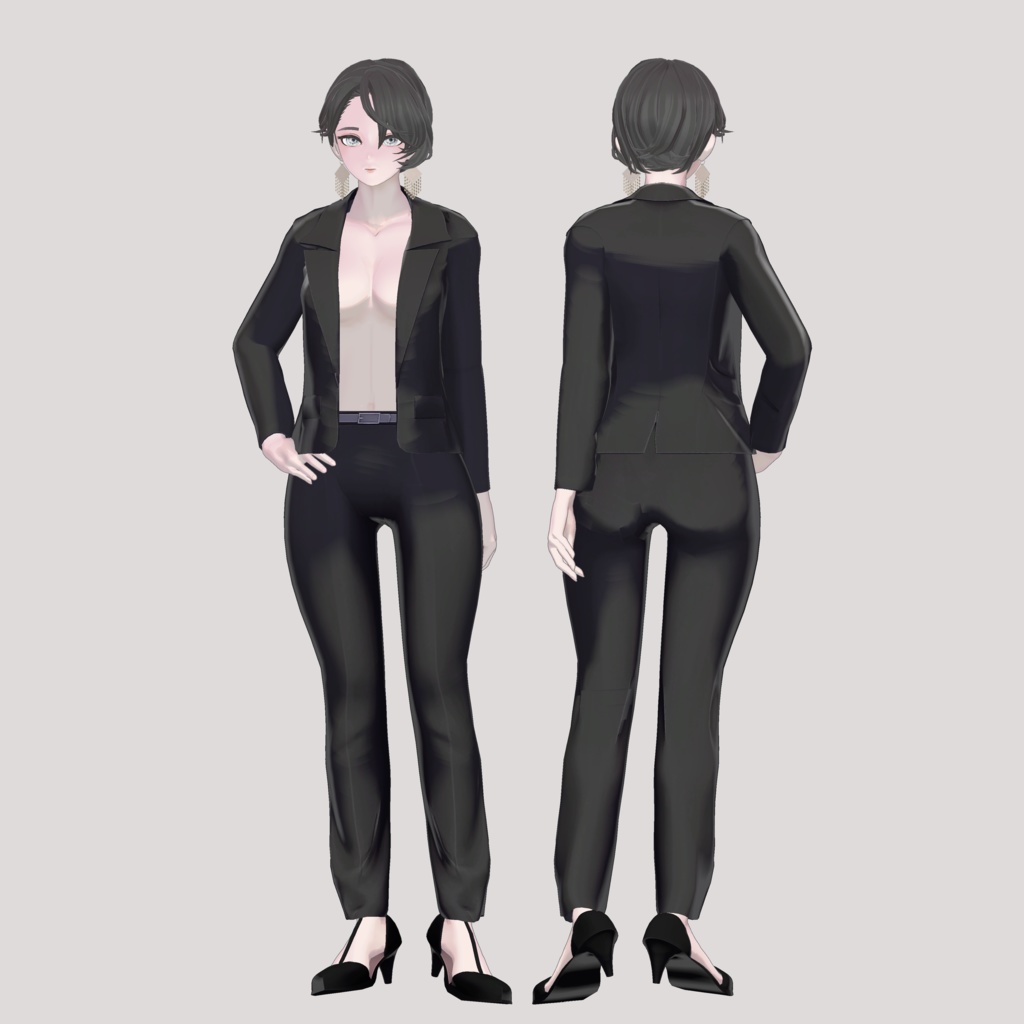 【無料】オリジナル3Dモデル「Audrey」