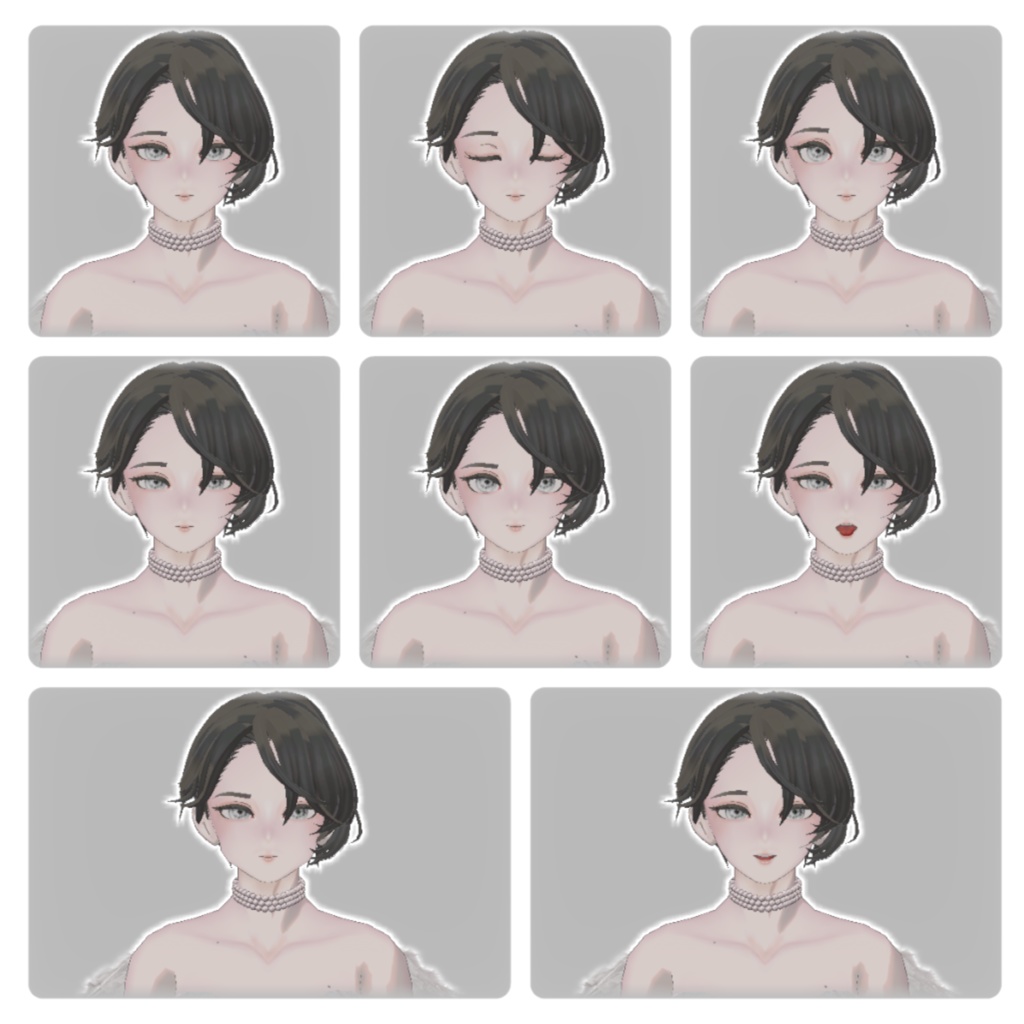 【無料】オリジナル3Dモデル「Audrey」