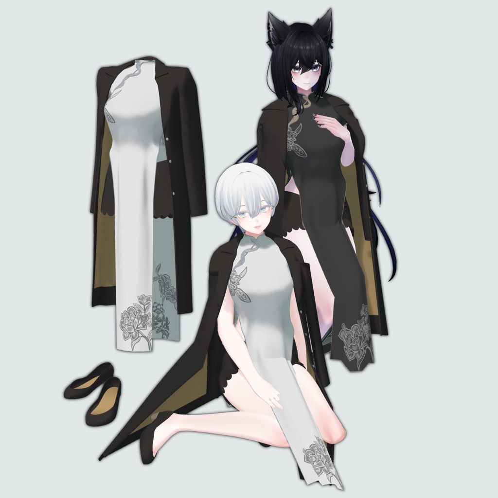 森羅/ラシューシャ対応「チャイナドレスとコート」