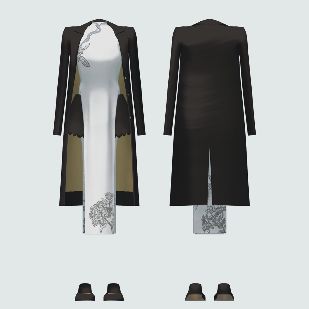 森羅/ラシューシャ対応「チャイナドレスとコート」