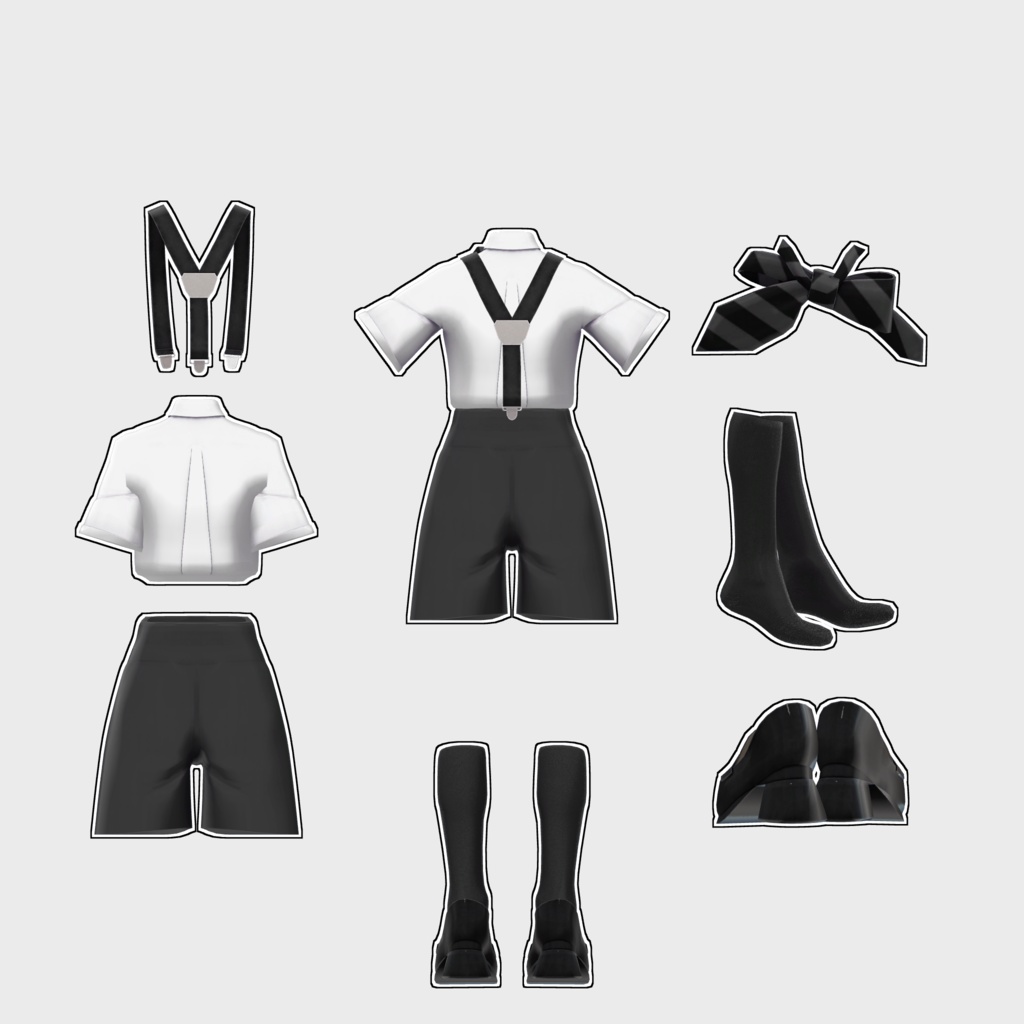 3アバター対応「Boyish attire」【ミルティナ/マリシア/Lapwing対応】MA対応