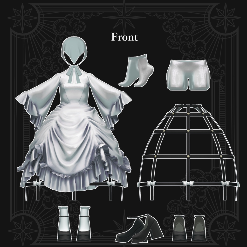 5アバター対応「Misty Doll」【マリシア/Lapwing/ルルネ/ルミナ/Robin(PlusHead)対応】MA対応