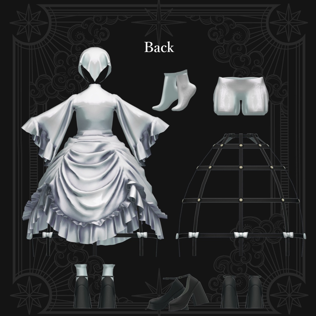 5アバター対応「Misty Doll」【マリシア/Lapwing/ルルネ/ルミナ/Robin(PlusHead)対応】MA対応