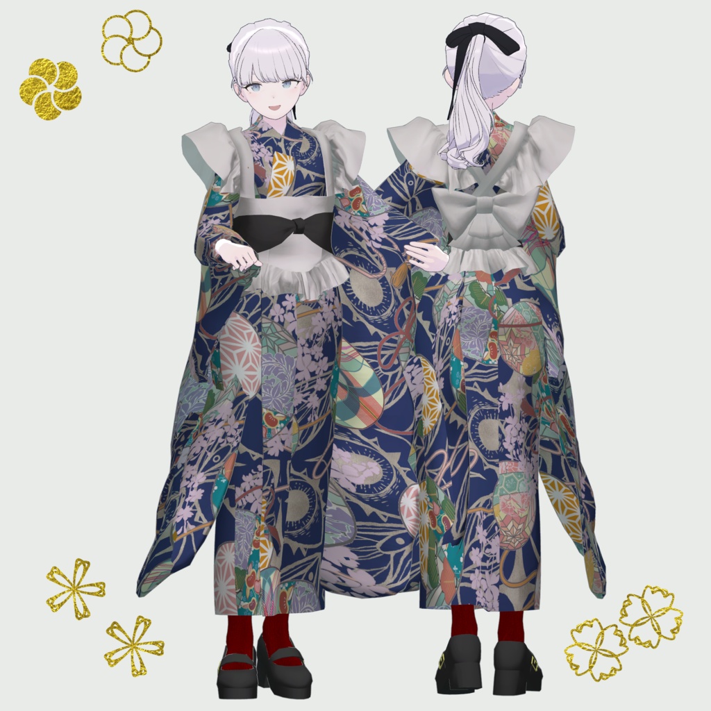 【1/15まで500円引きセール中】 3アバター対応「カジュアル振袖」【Lapwing/マリシア/しなの】MA対応