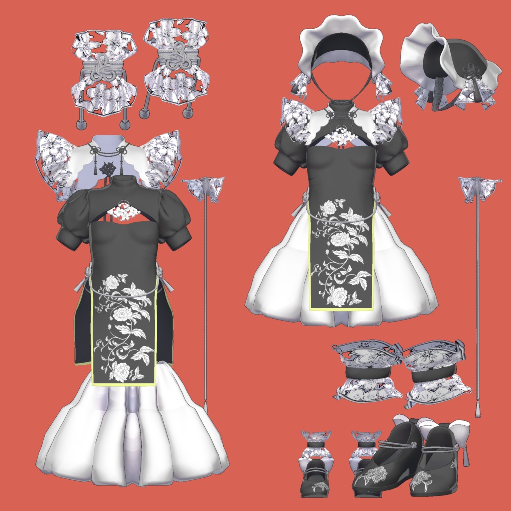【5/1~5/31まで半額セール中】3アバター対応「オリエンタルメイド」【くろなつ/マヌカ/ルミナ】MA対応