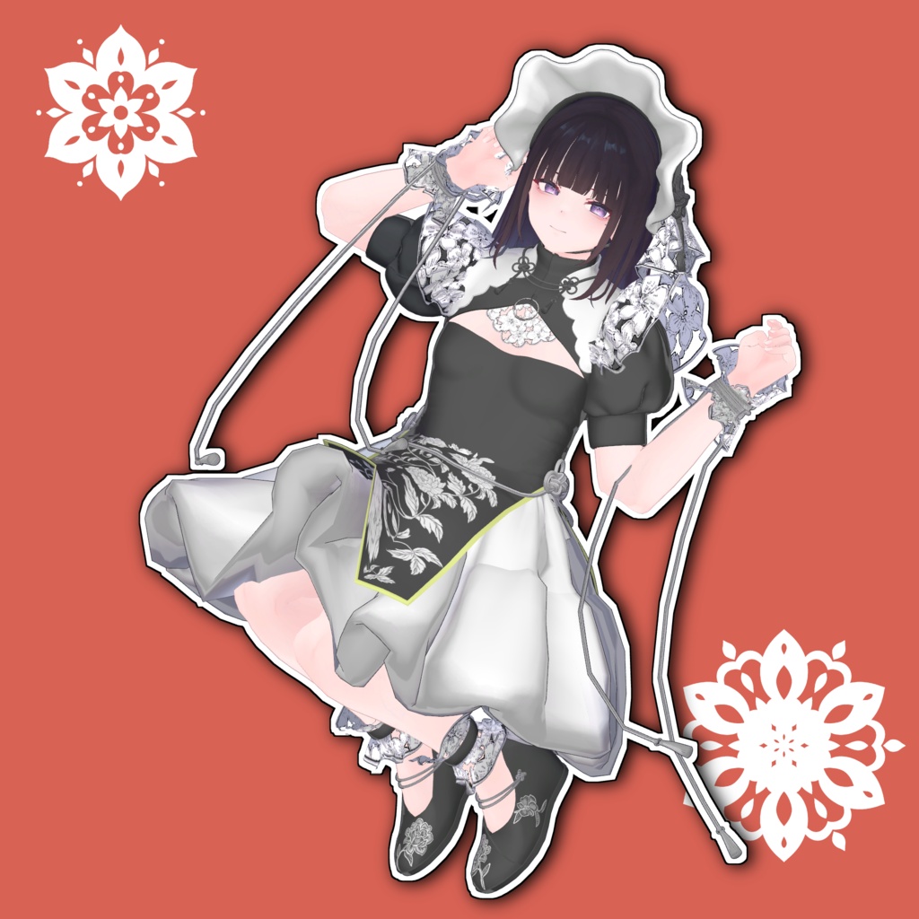 【5/1~5/31まで半額セール中】3アバター対応「オリエンタルメイド」【くろなつ/マヌカ/ルミナ】MA対応