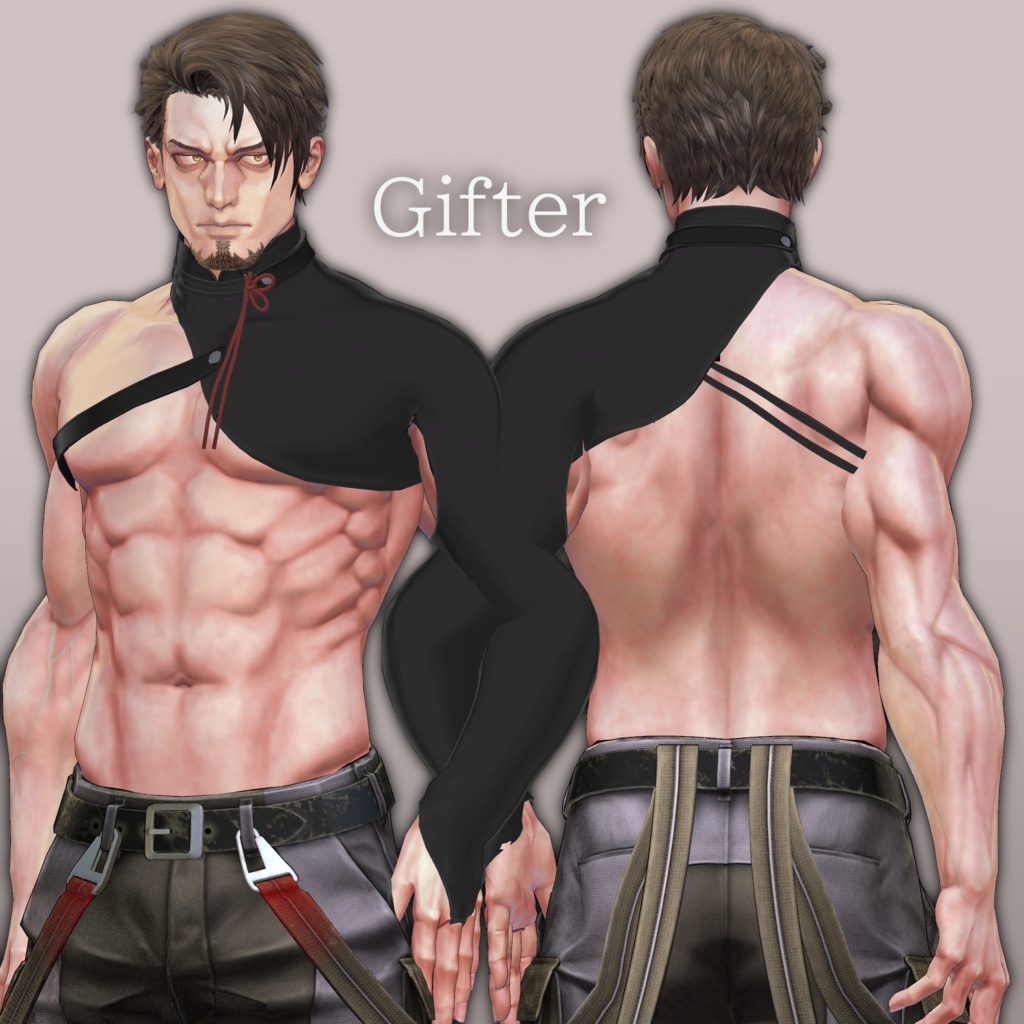 4アバター対応「片袖インナー」【社畜の連成さん/吉嗣/斑霞/Gifter】MA対応
