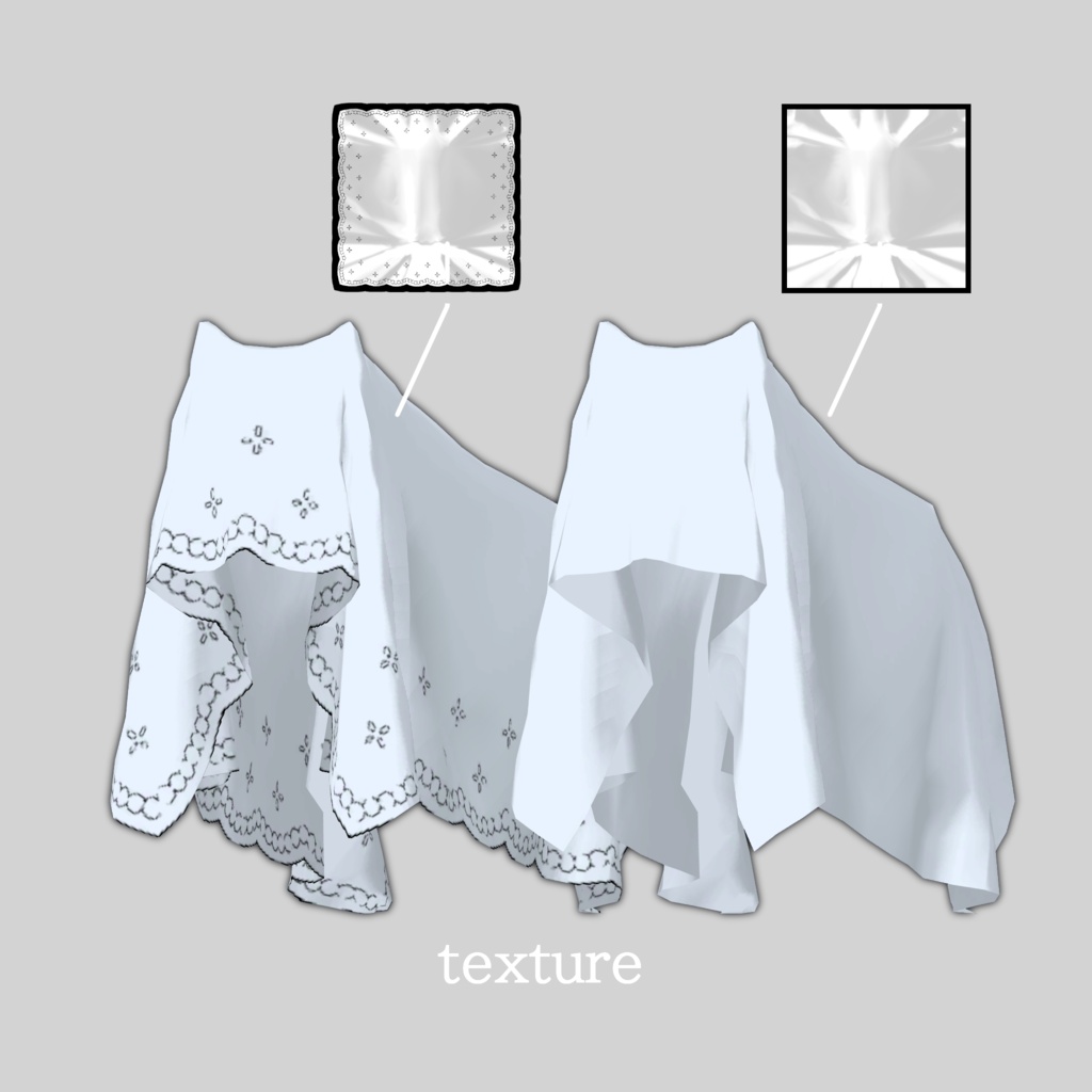 オリジナル3Dモデル「Sheets/シーツ」