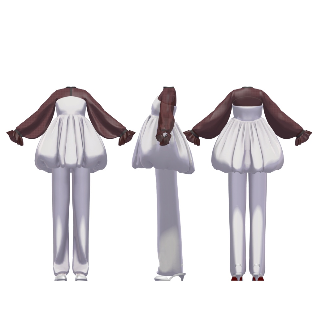 2アバター対応「バルーンスカートセットアップ」【Lapwing//マリシア】MA対応