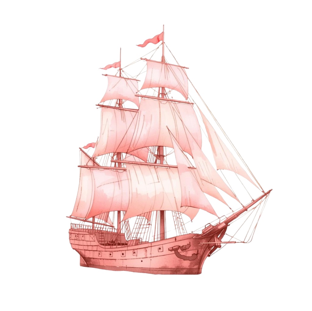 【商用利用可】アンティーク旅行 水彩クリップアート |背景透過PNG10点 |Canva対応 vol.2