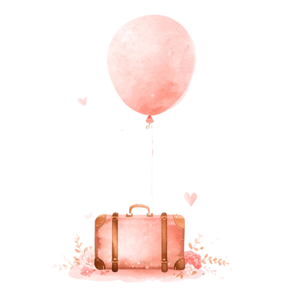 【商用利用可】アンティーク旅行 水彩クリップアート |背景透過PNG10点 |Canva対応 vol.2