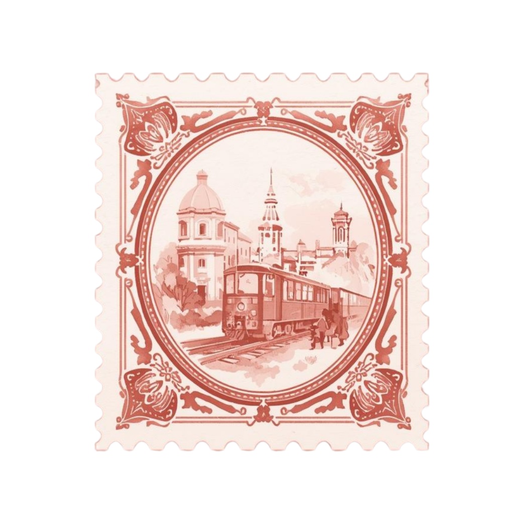 【商用利用可】アンティーク旅行 水彩クリップアート|背景透過PNG10点|Canva対応 vol.3