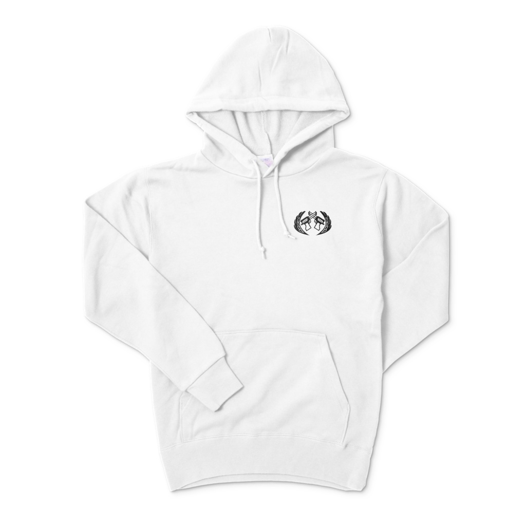 篠原 詩乃舞 ロゴパーカー - 白