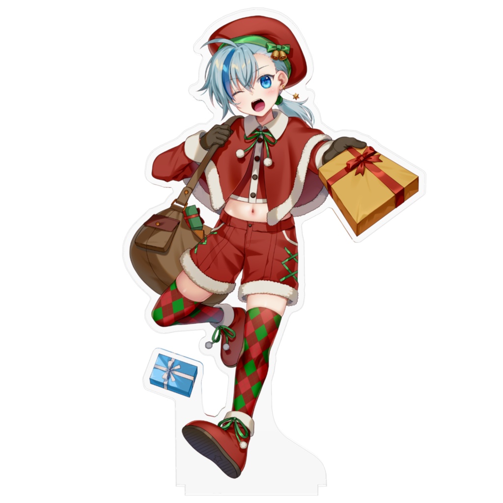 篠原 詩乃舞アクリルフィギュア - クリスマス2024 160x160mm