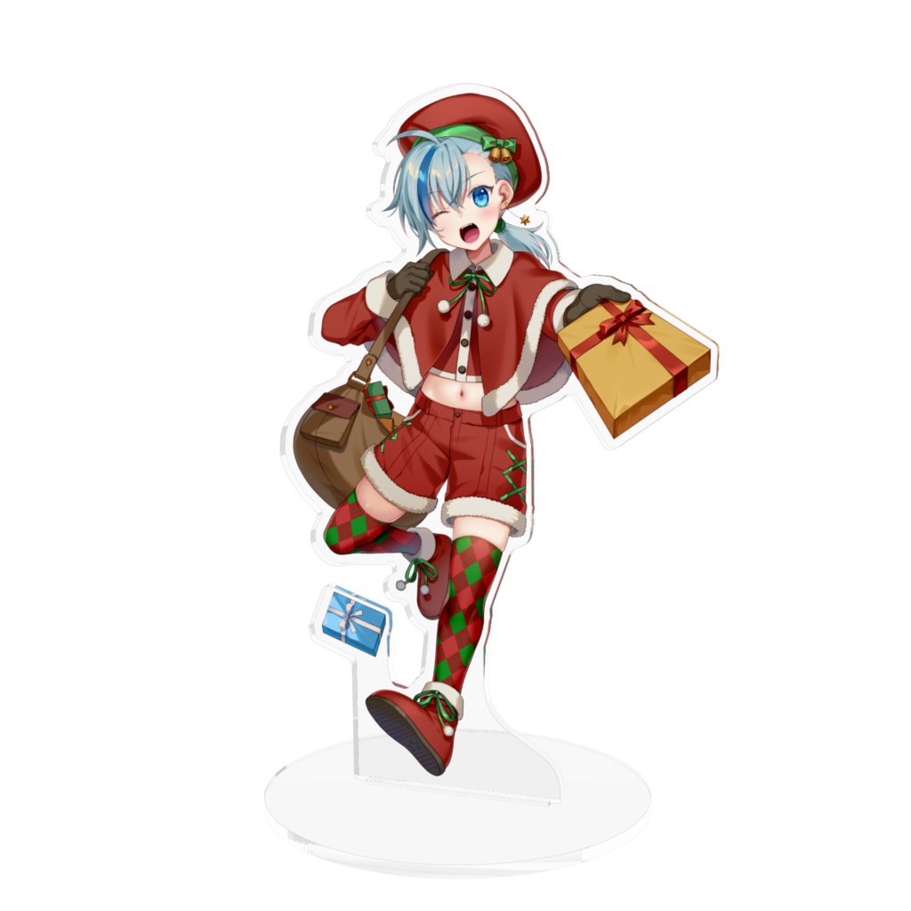 篠原 詩乃舞アクリルフィギュア - クリスマス2024 160x160mm