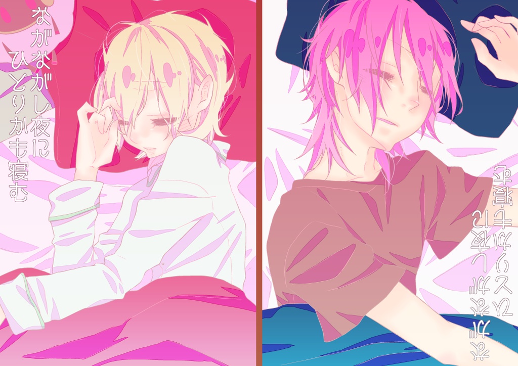 ながながし夜に　かも寝む