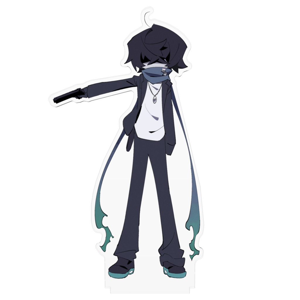 くろかみのアクリルフィギュア