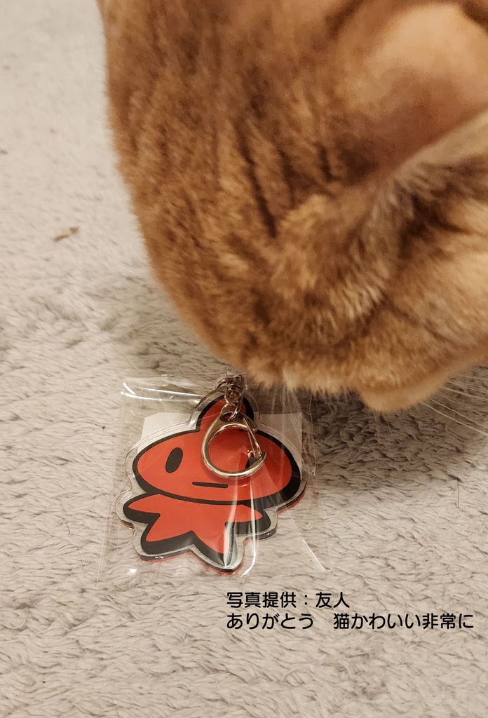 ニュ!赤ぽっちアクキー