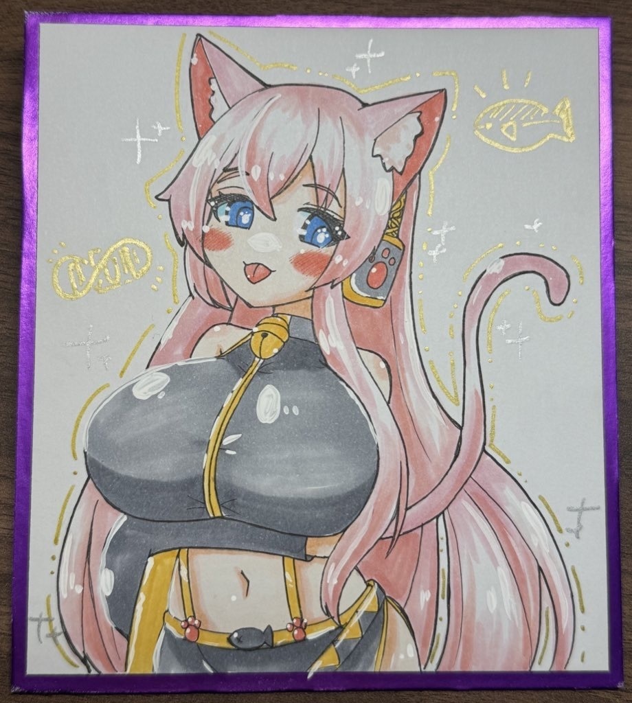 巡音ルカちゃん色紙